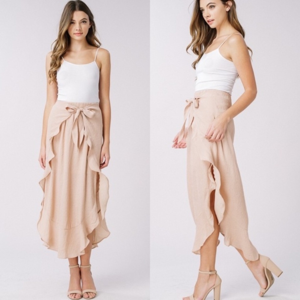 NWT*SALE* Ruffled Wrap Skirt